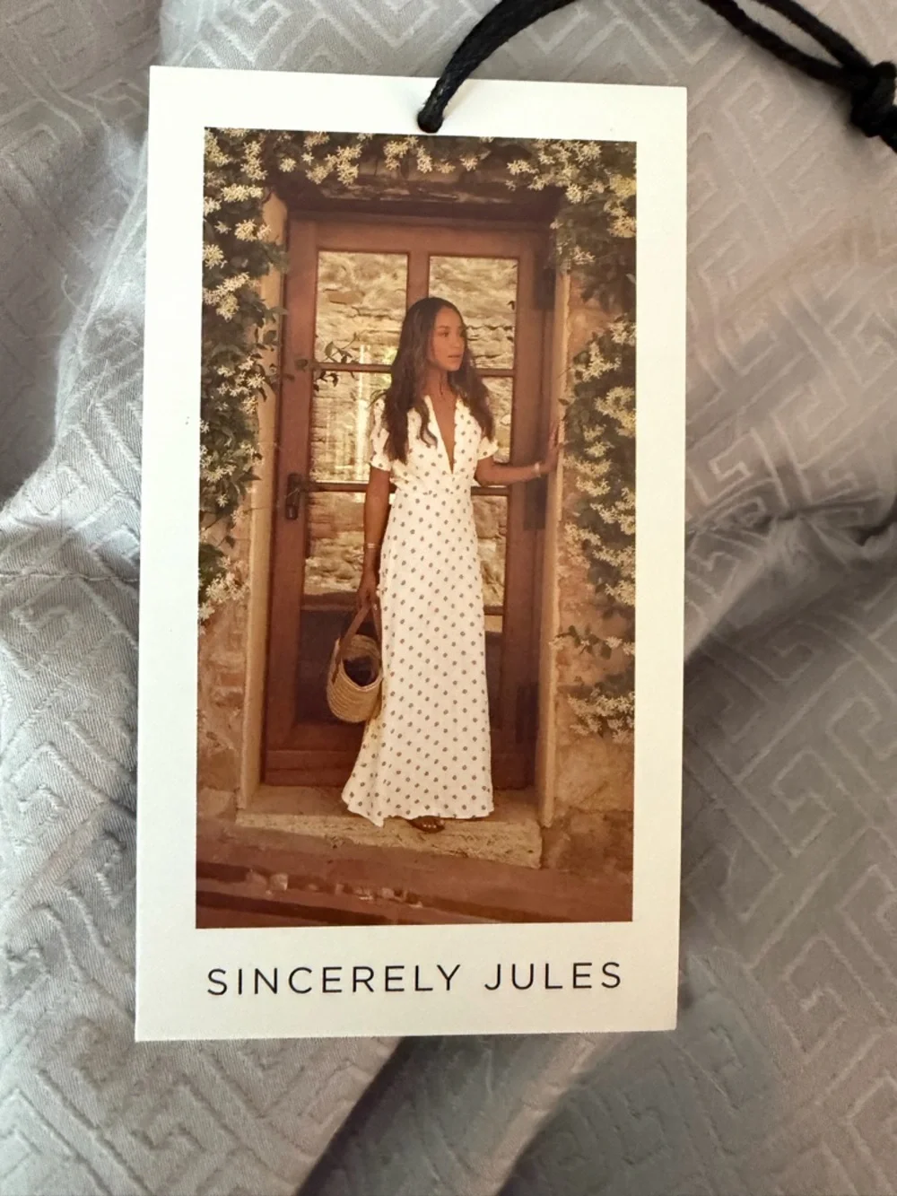 Sincerly Jules White Tiered Maxi Skirt with Smocked Waist - Picture 6 of 6